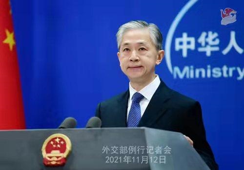 外交部發(fā)言人汪文斌。薛偉 攝