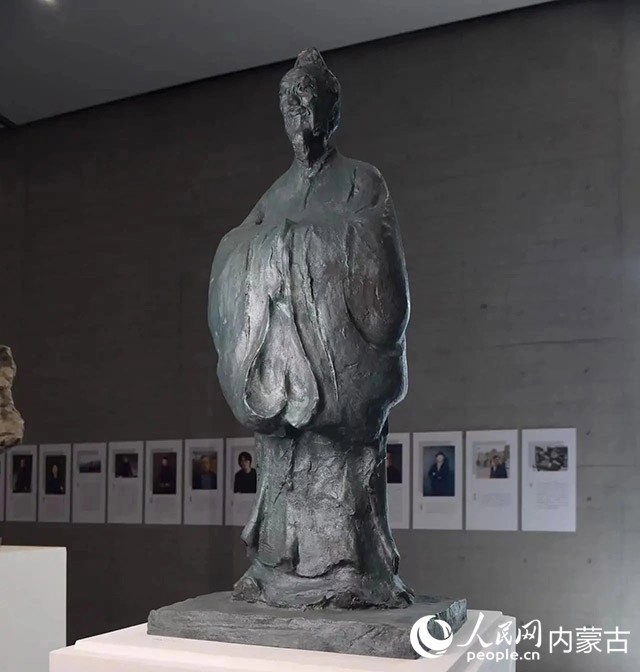 吳為山作品《管子》。實(shí)習(xí)生 楊光攝