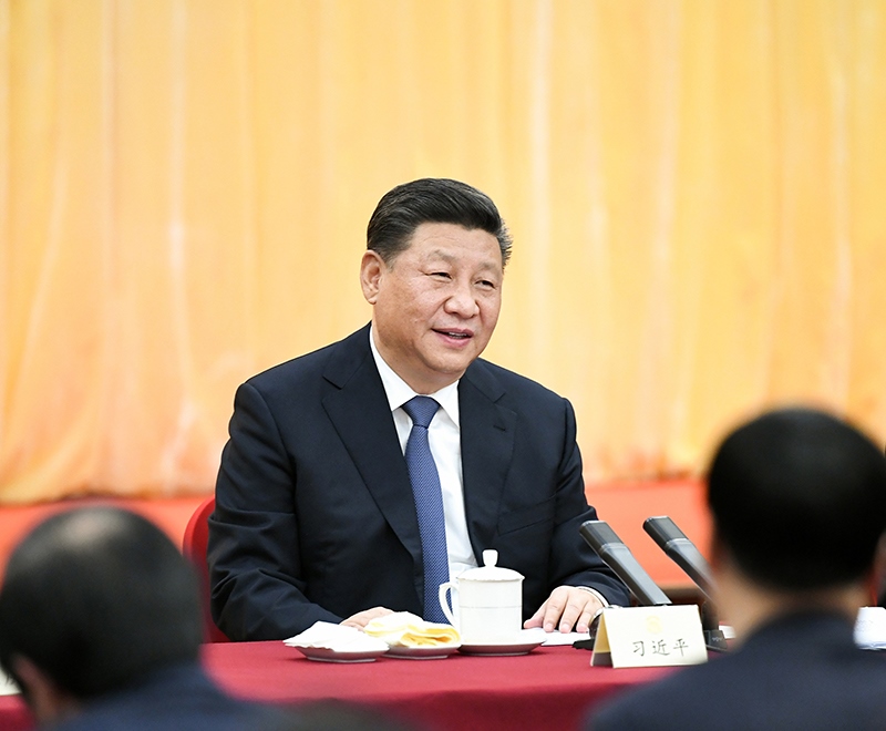2019年3月4日下午，習(xí)近平總書記看望參加全國政協(xié)十三屆二次會議的文化藝術(shù)界、社會科學(xué)界委員，并參加聯(lián)組會，聽取意見和建議。