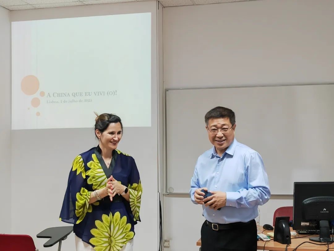 里斯本大學(xué)孔子學(xué)院組織漢語(yǔ)角活動(dòng)。 圖片來(lái)源：里斯本大學(xué)孔子學(xué)院公眾號(hào)