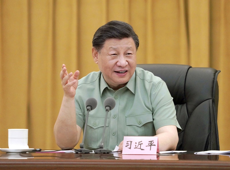 2023年7月26日，習近平到西部戰(zhàn)區(qū)空軍視察。