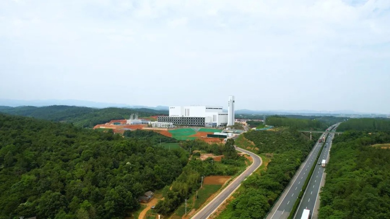 湖北省宜昌市生活垃圾發(fā)電特許經(jīng)營項目。陳臣攝
