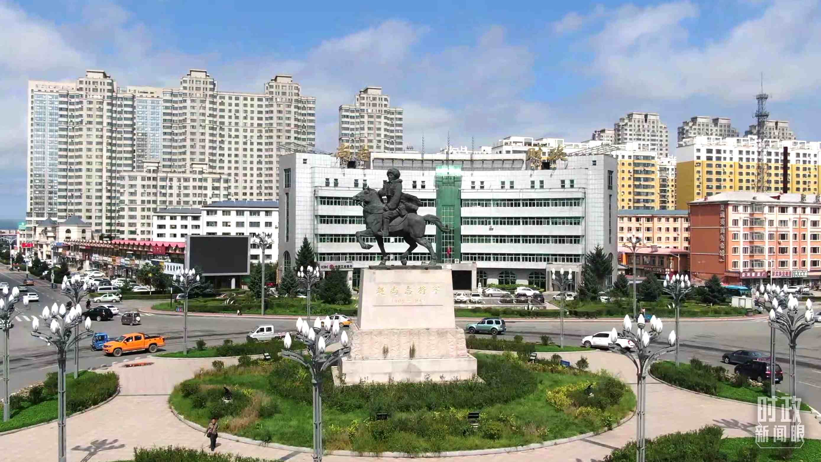 △哈爾濱市尚志市航拍。（總臺央視記者張耿生拍攝）