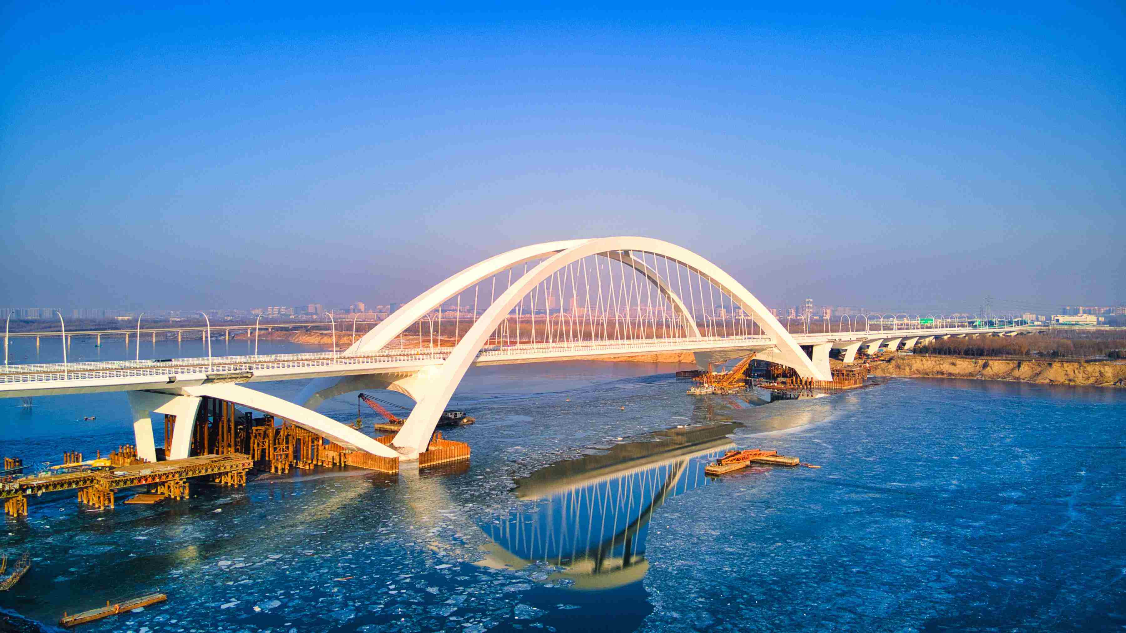 開通后的京雄大橋。受訪方供圖