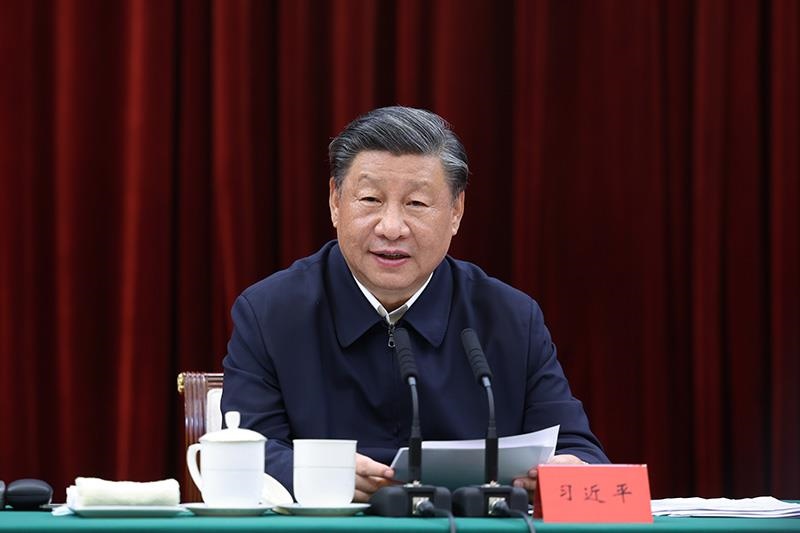 △2023年10月12日，習近平總書記在江西南昌市主持召開進一步推動長江經(jīng)濟帶高質(zhì)量發(fā)展座談會并發(fā)表重要講話。