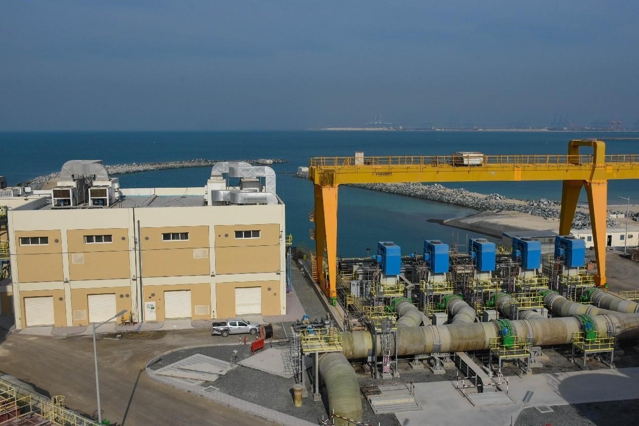 海水取水泵房。山東電建三公司供圖