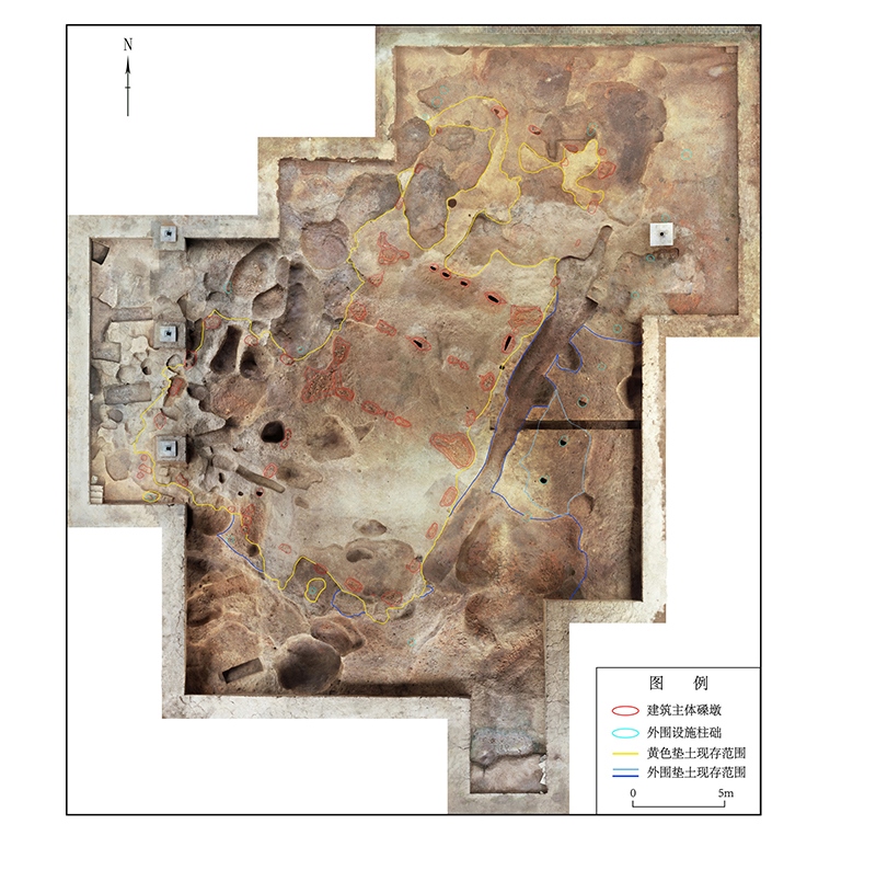 屈家?guī)X文化大型建筑F38正射影像。中國文物報(bào)社供圖
