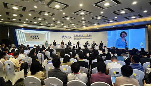 博鰲亞洲論壇2024年年會(huì)“人工智能全球治理”分論壇。人民網(wǎng)記者 喬雪峰攝
