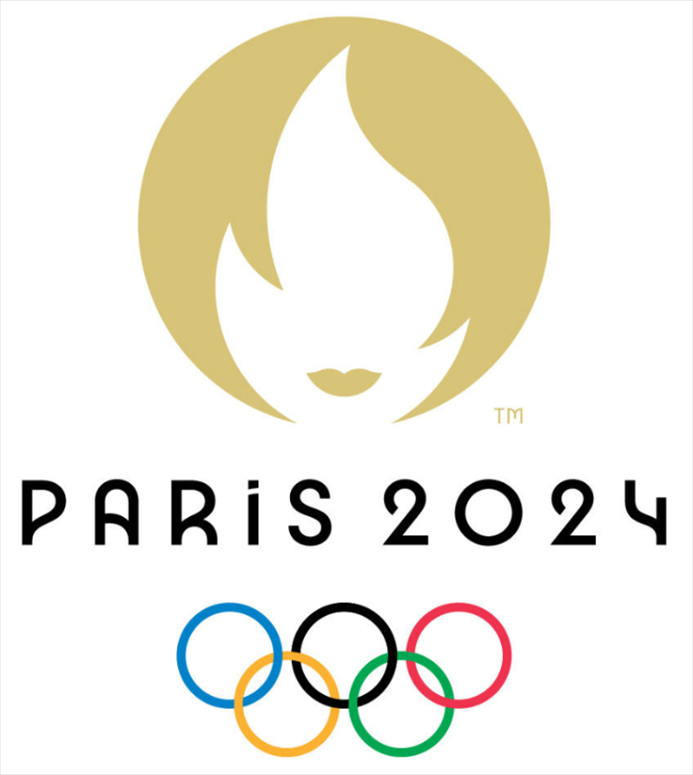2024年巴黎奧運會會徽。新華社發(fā)（巴黎奧組委供圖）