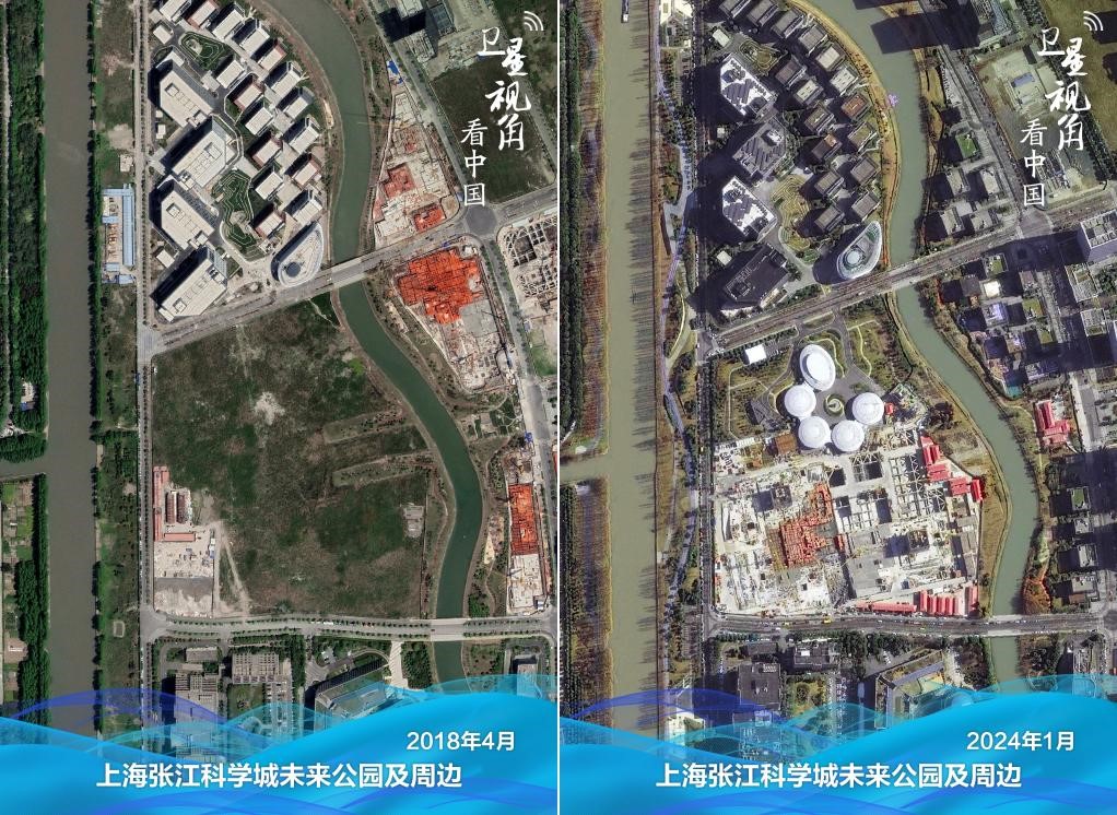 張江科學(xué)城未來(lái)公園從無(wú)到有，將打造代表人工智能發(fā)展最前沿、最高端成果的集中展示區(qū)、產(chǎn)業(yè)集聚區(qū)。