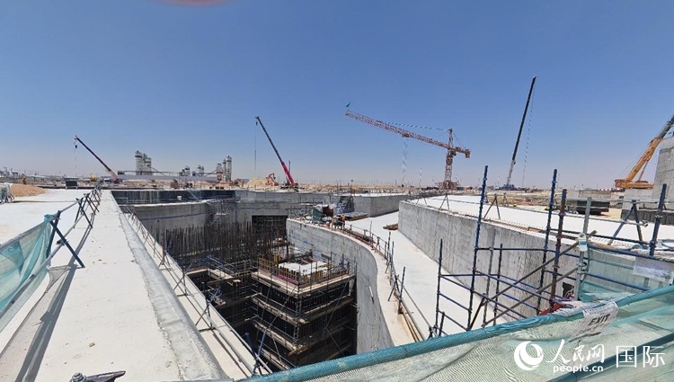 德拉伊耶門項(xiàng)目建設(shè)場景。艾哈邁德攝