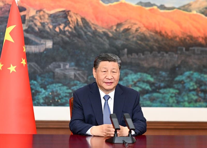 △6月6日，中國—吉爾吉斯斯坦—烏茲別克斯坦鐵路項(xiàng)目三國政府間協(xié)定簽字儀式在北京舉行，習(xí)近平主席視頻祝賀協(xié)定簽署。