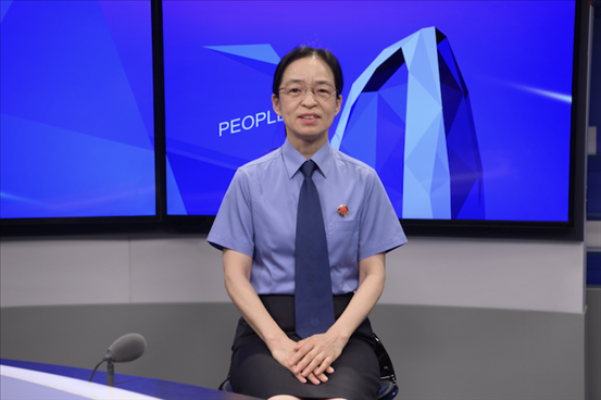最高人民檢察院行政檢察廳二級(jí)高級(jí)檢察官?gòu)埩⑿?。人民網(wǎng)記者 王曉嘯攝
