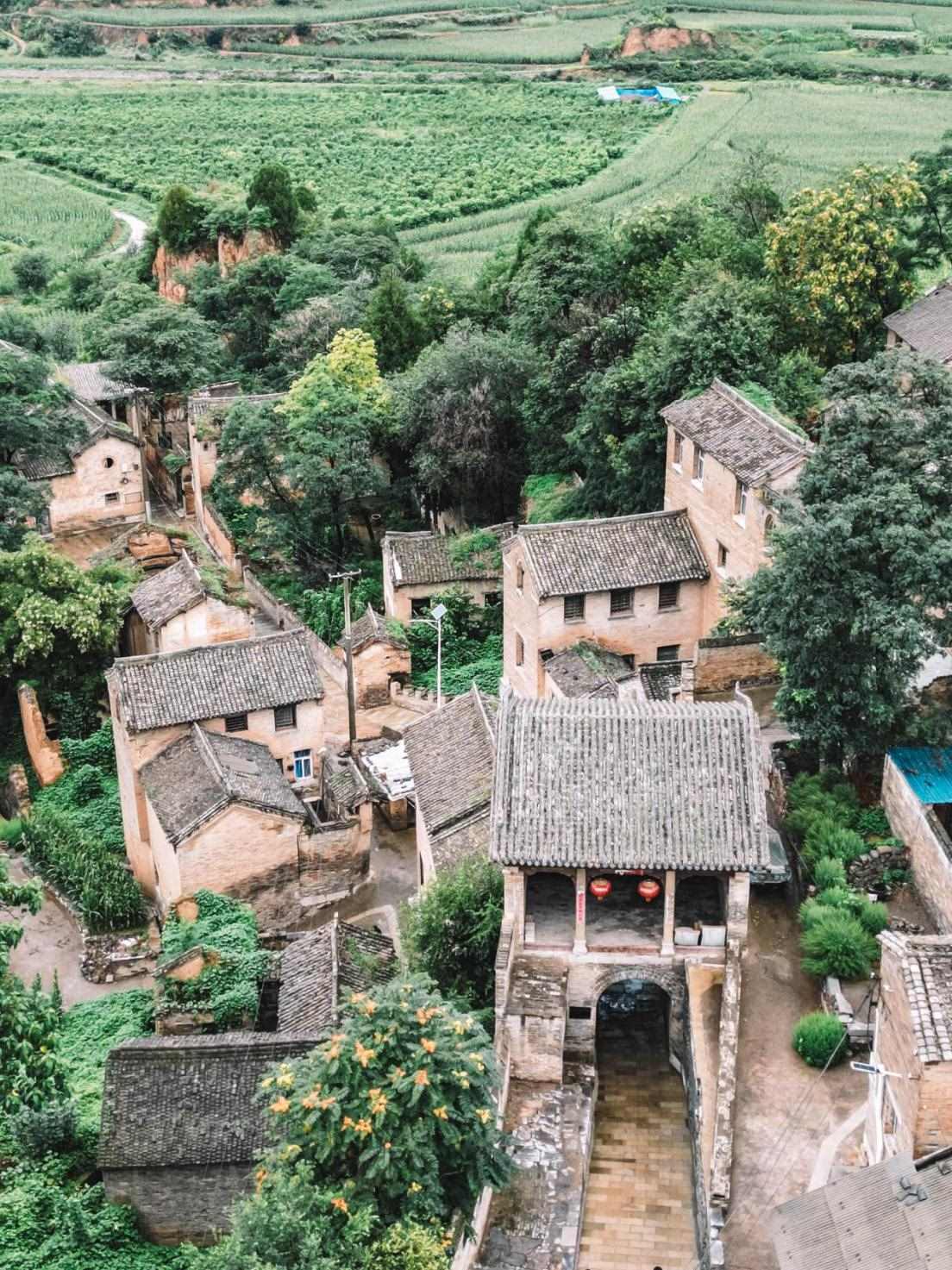 高平市永寧寨村，有許多明清建筑。王劍攝