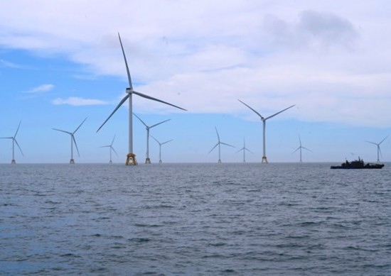 2024年6月19日拍攝的三峽集團漳浦二期海上風電項目。新華社記者 林善傳 攝