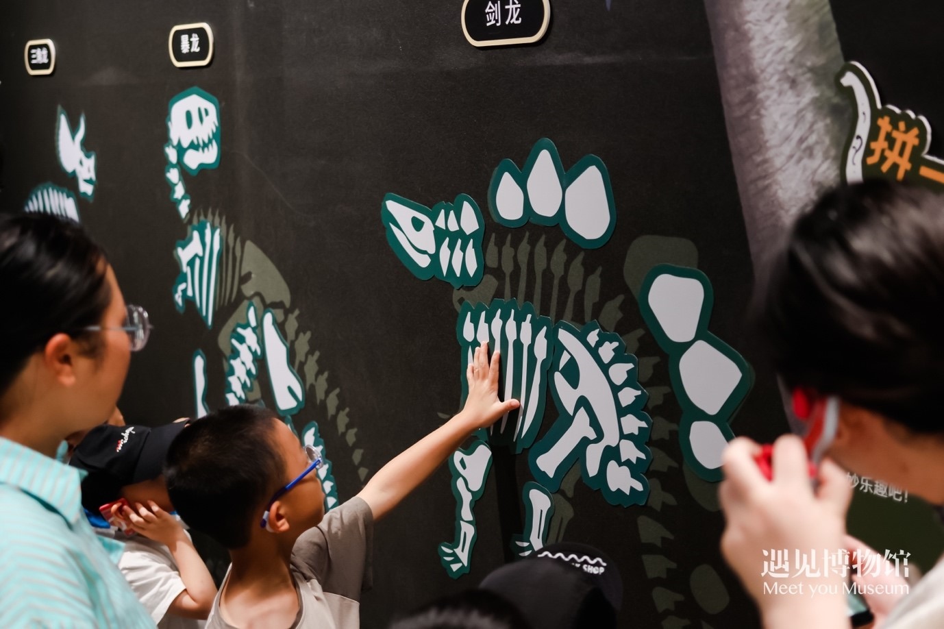 5. “2億年的地球記憶——恐龍化石特展”互動區(qū)域。遇見博物館供圖
