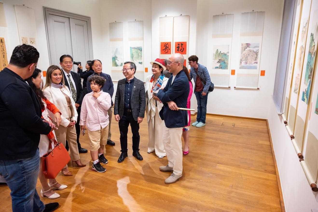 圖為展覽現(xiàn)場。布魯塞爾中國文化中心供圖