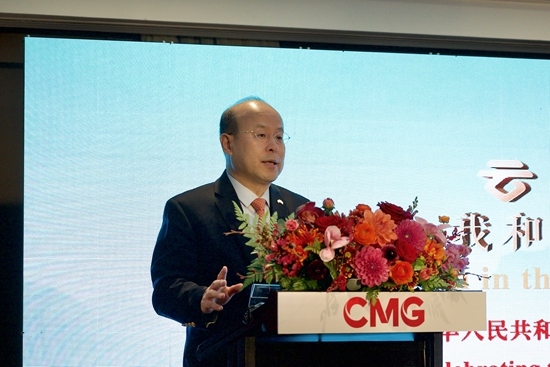 中國(guó)駐澳大利亞大使肖千出席活動(dòng)并致辭。張舒惠攝
