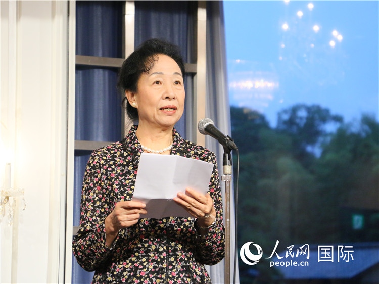 中國商務(wù)部原部長助理郭莉致辭。人民網(wǎng) 許可攝