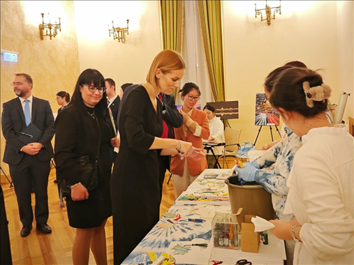 招待會現(xiàn)場。中國駐匈牙利大使館供圖