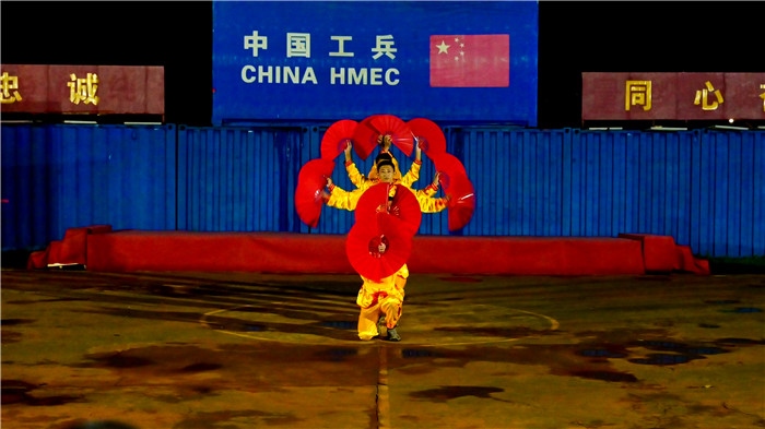 中國(guó)傳統(tǒng)文化節(jié)目表演。孫千攝