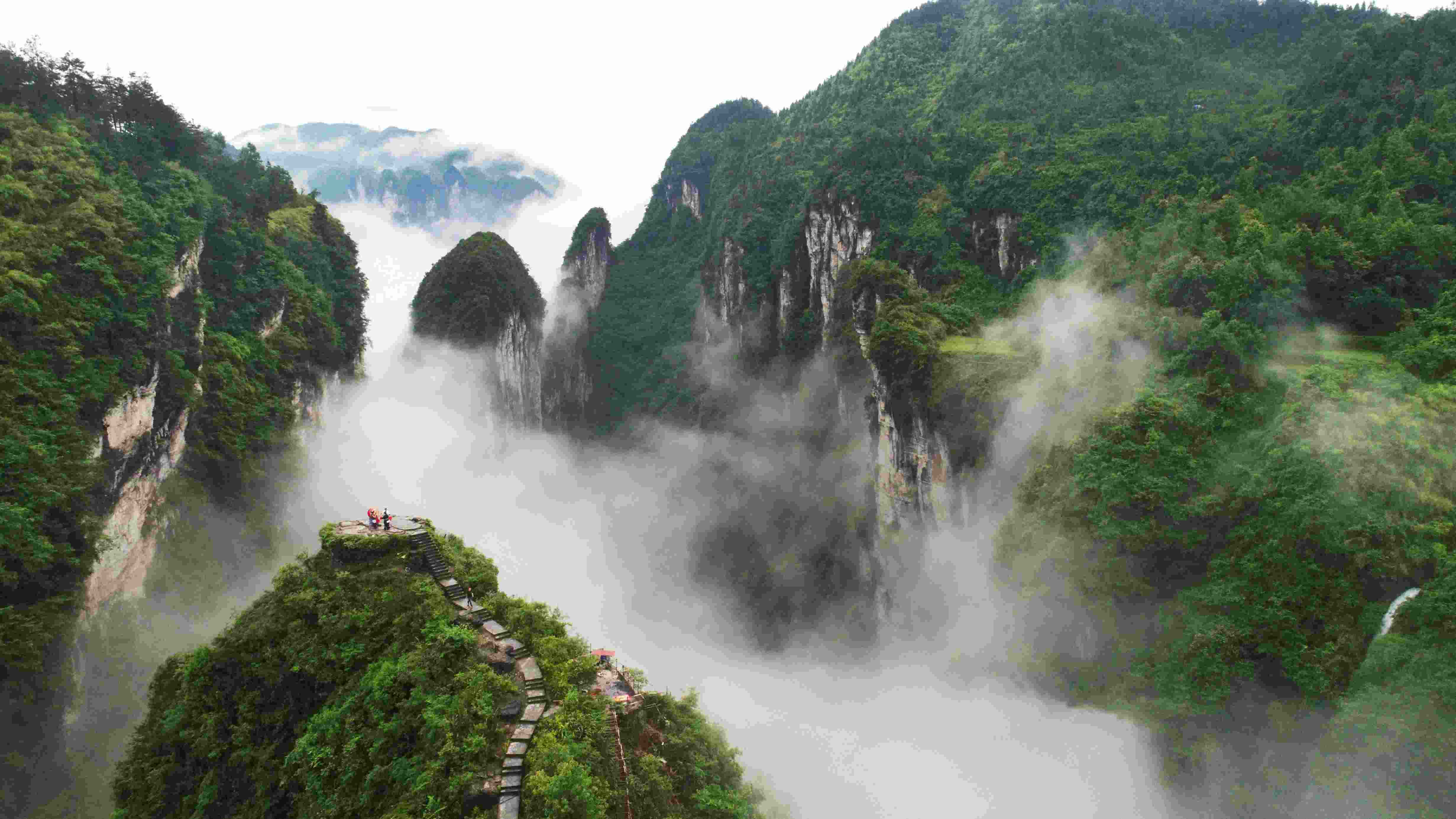 湖南矮寨國家森林公園。受訪者供圖