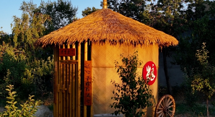 老奇臺(tái)人民法庭“土圓倉”調(diào)解室。老奇臺(tái)人民法庭供圖