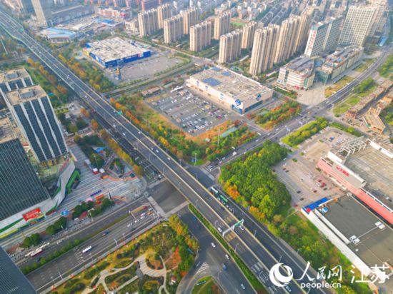 崇川區(qū)北大街便民商圈。人民網(wǎng)記者 王繼亮攝