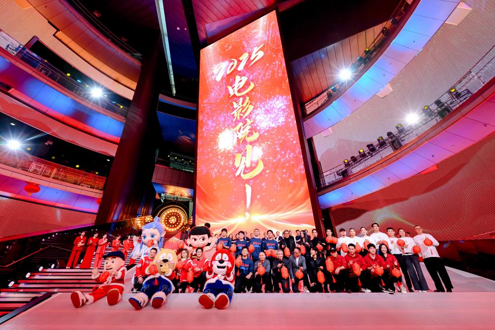 2025年春節(jié)檔電影主創(chuàng)合影。（圖片由主辦方提供）