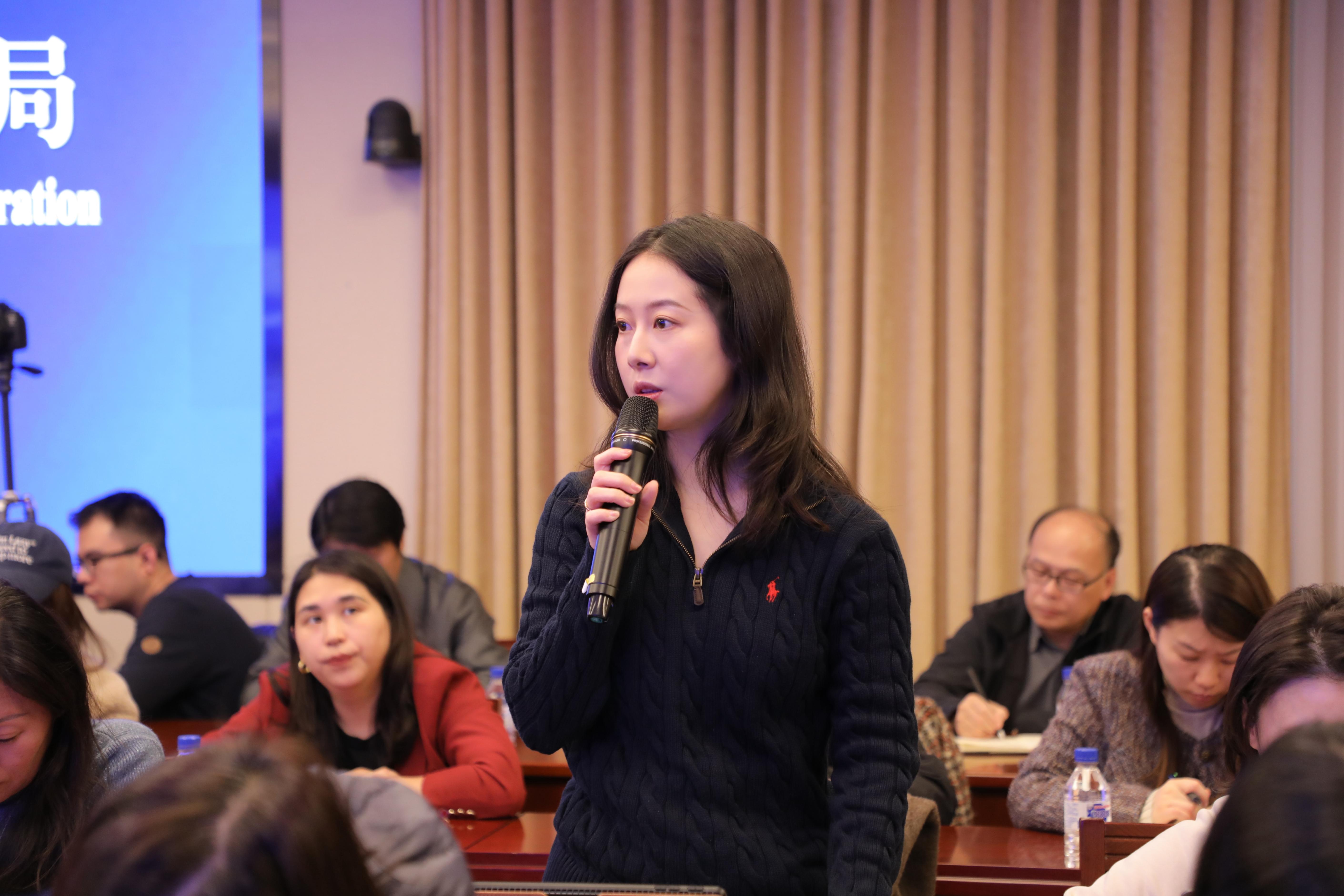 人民網(wǎng)記者提問。會議方供圖