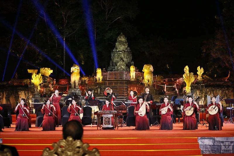 2024年1月13日，在柬埔寨暹粒舉行的“中柬人文交流年”啟動儀式。