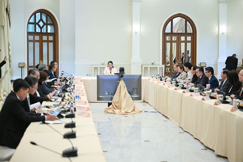 會議現(xiàn)場。泰國總理府供圖