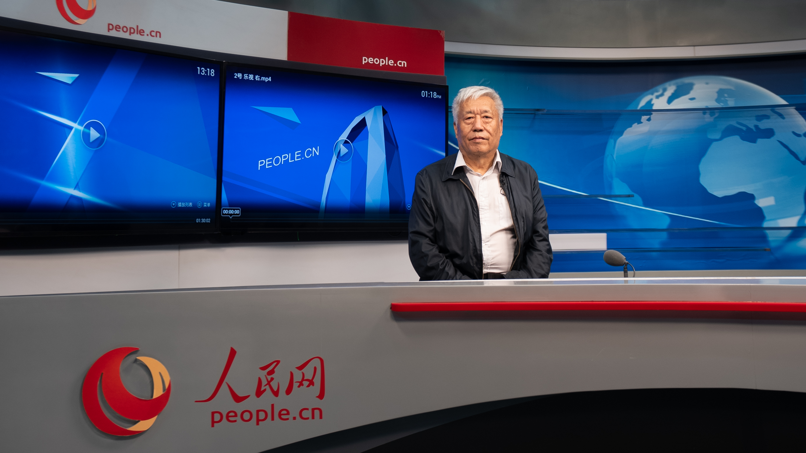 中國(guó)地震局地球物理研究所原副所長(zhǎng)、研究員高孟潭作客人民網(wǎng)。人民網(wǎng)記者 葛泰佚攝