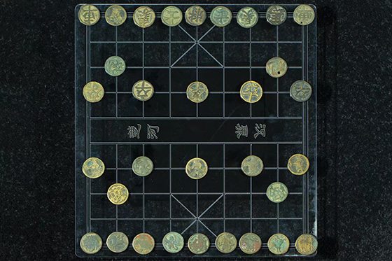 宋代中國銅象棋子。主辦方供圖