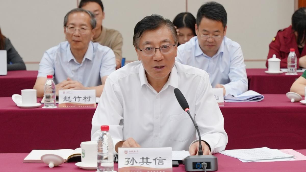 中國工程院院士、中國農(nóng)業(yè)大學校長孫其信。校方供圖