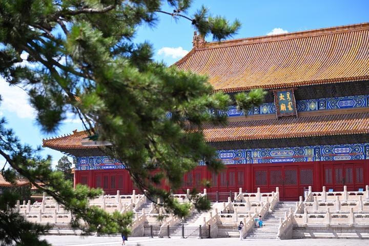 2023年7月8日拍攝的太廟享殿（也稱前殿）。